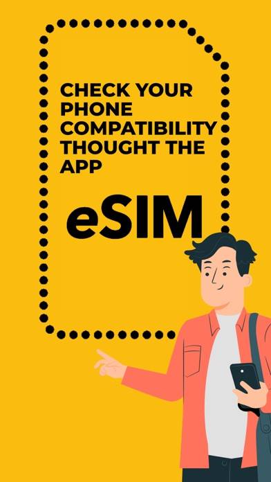 UPeSIM: eSIM internationale Capture d'écran de l'application