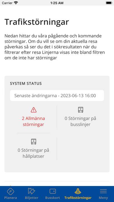 Gotlands Kollektivtrafik App skärmdump