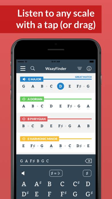 WaayFinder: Music Key Finder App screenshot #3