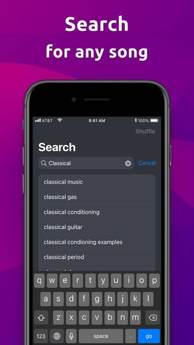 Music Player Captura de pantalla de la aplicación #2