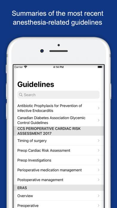Anesthesia Considerations App-Screenshot #4