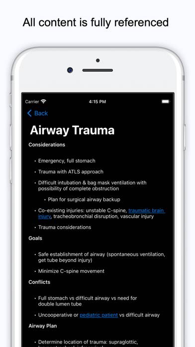 Anesthesia Considerations App-Screenshot #5