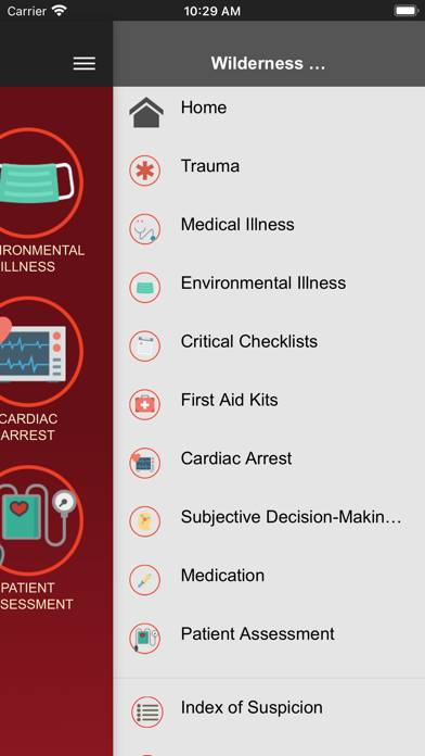 Wilderness Medicine Reference App screenshot