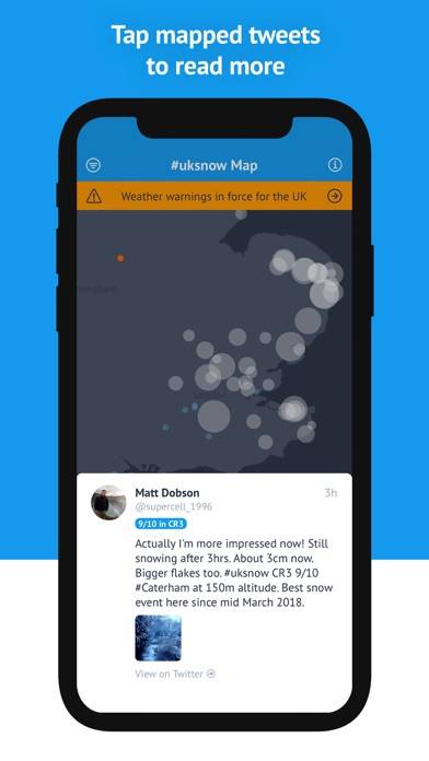 UK Snow Map App screenshot