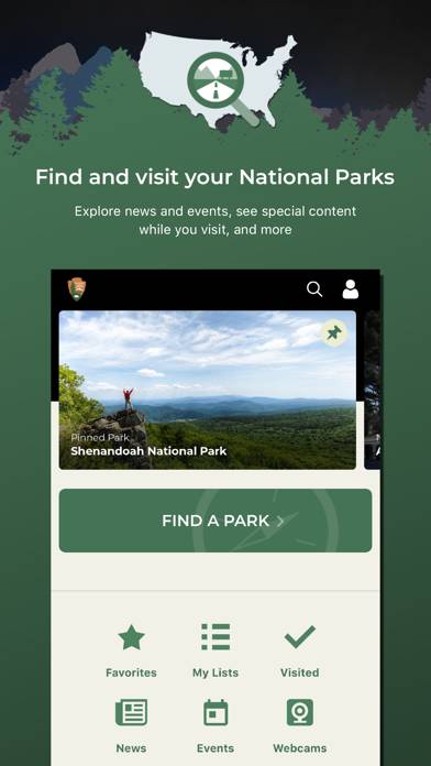 National Park Service App screenshot