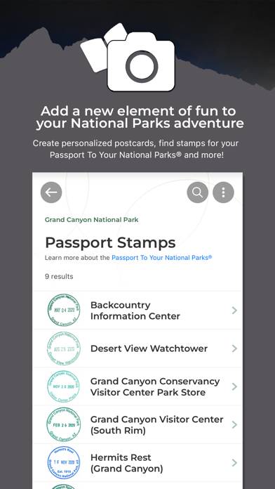 National Park Service App screenshot