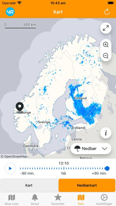 Vegkamera App skärmdump