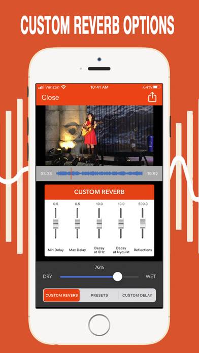 VideoVerb Pro: Reverb on Video App screenshot #4