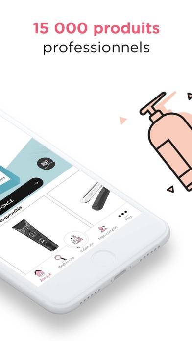 Bleu Libellule Coiffure Beauté Capture d'écran de l'application