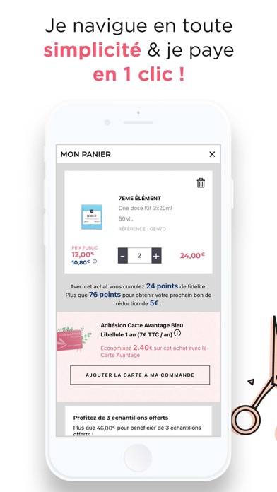 Bleu Libellule Coiffure Beauté Capture d'écran de l'application