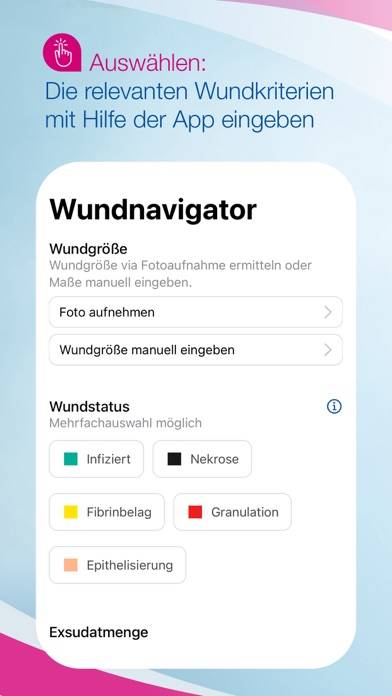 Cutimed Wound Navigator Schermata dell'app #3