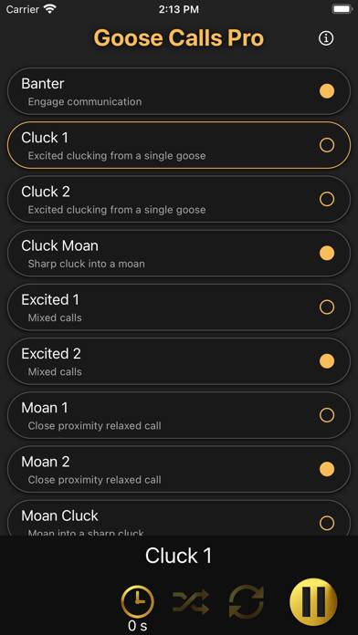Goose Calls Pro App-Screenshot #1
