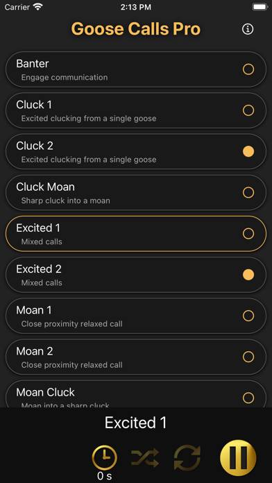 Goose Calls Pro App-Screenshot #2