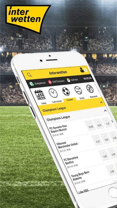Interwetten – betting på sport App skärmdump #1