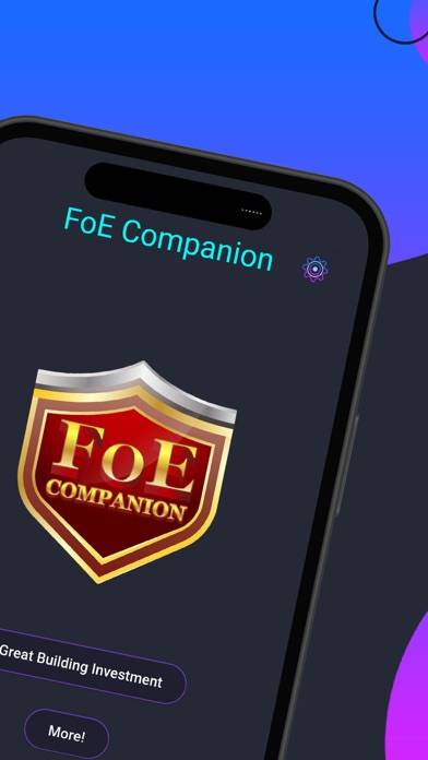FoE Companion skärmdump