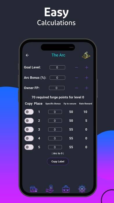 FoE Companion App skärmdump