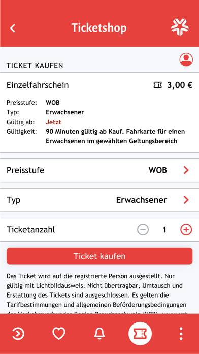 WVG App App-Screenshot