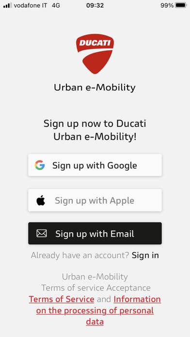 Ducati Urban e-Mobility Schermata dell'app #2