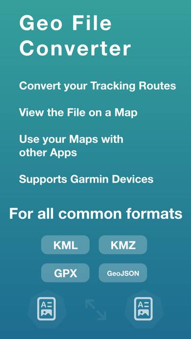 Geo File Converter - GPX KML Bildschirmfoto