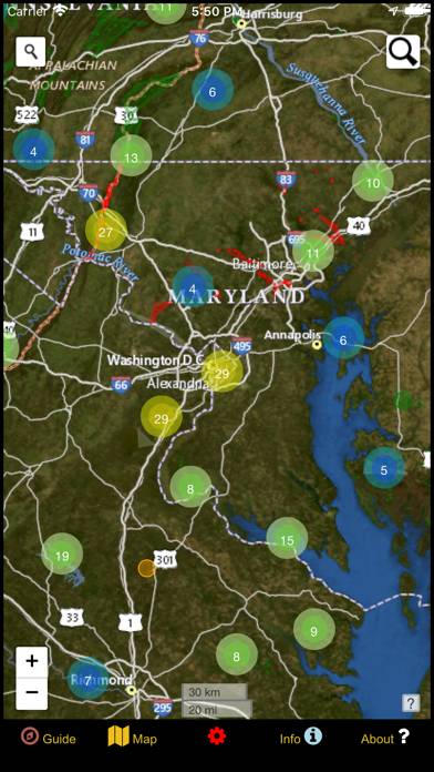 US State Parks and Forests Map App-Screenshot #1