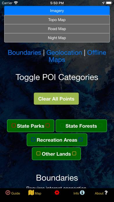 US State Parks and Forests Map App-Screenshot #4