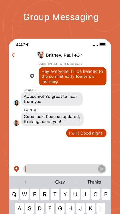 Garmin Messenger™ Captura de pantalla de la aplicación #2