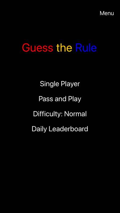 Guess the Rule: Logic Puzzles schermata del gioco