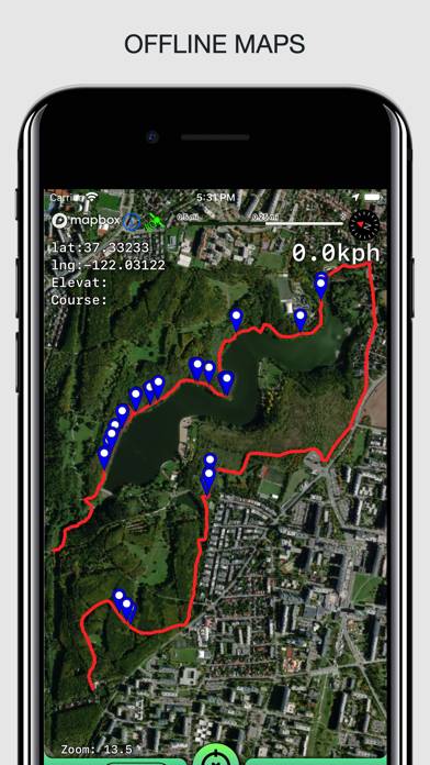 GPS Tracker, Offline Maps Captura de pantalla de la aplicación #1