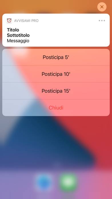 AvvisaMi Pro App screenshot