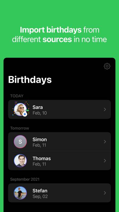 Birthday Widget Studio App screenshot #3