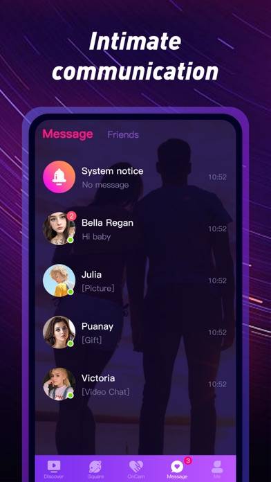 Peach Video-live video chat App-Screenshot