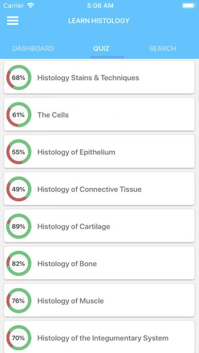 Learn Histology Schermata dell'app #3