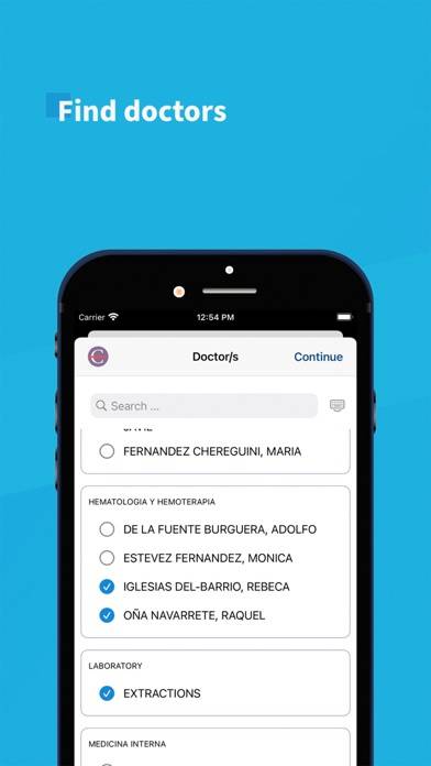 MD Anderson Madrid App screenshot #4