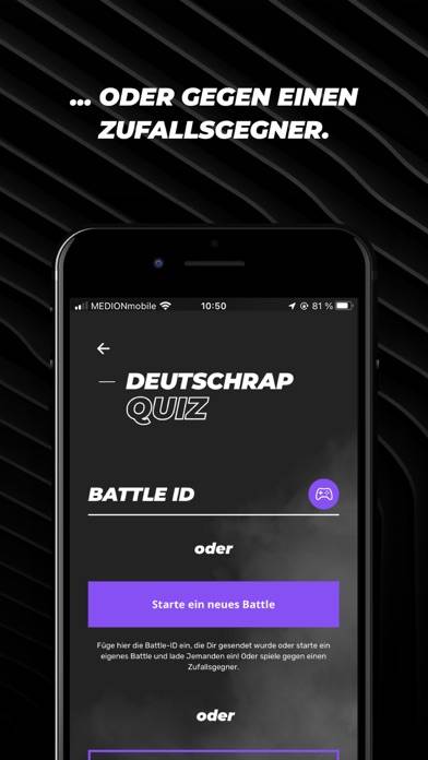 Deutschrap Quiz App-Screenshot #3