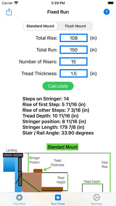 Stair Stringer Captura de pantalla de la aplicación #6