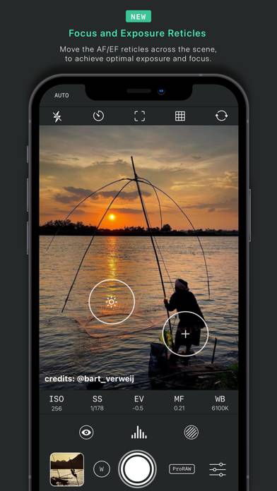 Reeflex Pro Camera Captura de pantalla de la aplicación #6