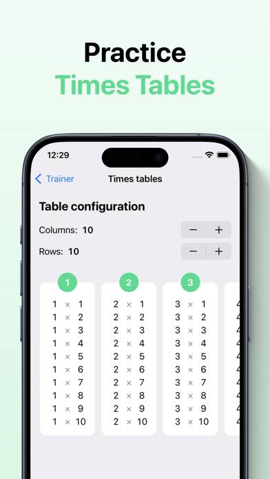 Mental Math & Times Tables Capture d'écran de l'application #3