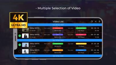 Video Recorder Pro Captura de pantalla de la aplicación #3