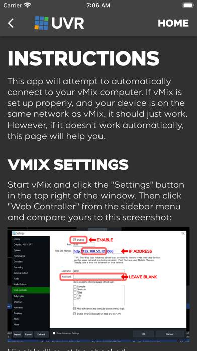 Unofficial vMix Remote Control App screenshot #2