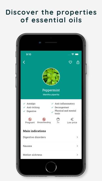 Huiles essentielles Capture d'écran de l'application