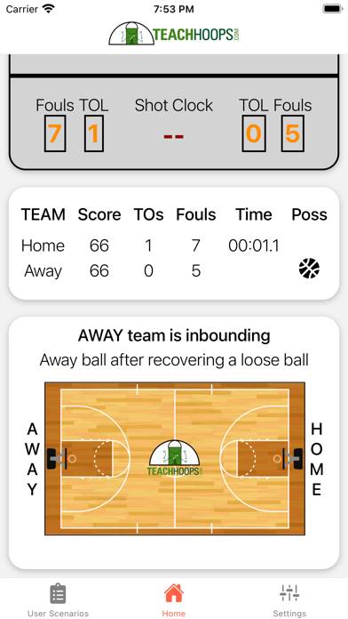 Basketball Scenarios Lite App-Screenshot #2