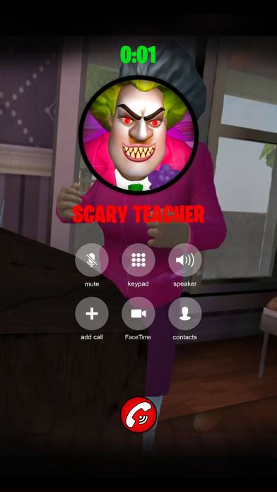 Call Scary Teacher jumpscares Скриншот приложения #5