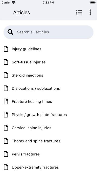 Orthopedic Trauma Bildschirmfoto