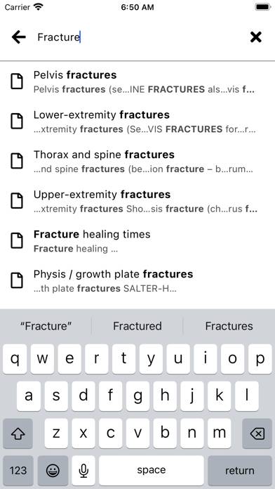 Orthopedic Trauma App-Screenshot