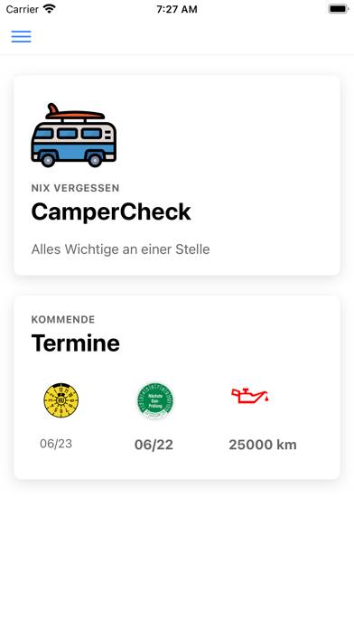 CamperCheck App-Screenshot #2