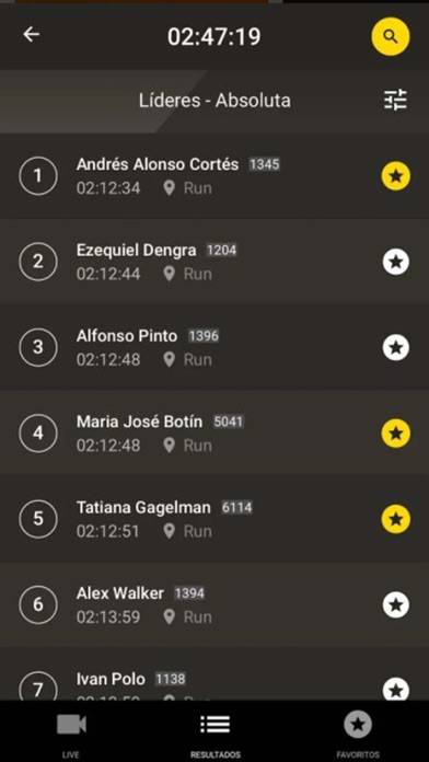 Triatlón Castilla y León Live App screenshot