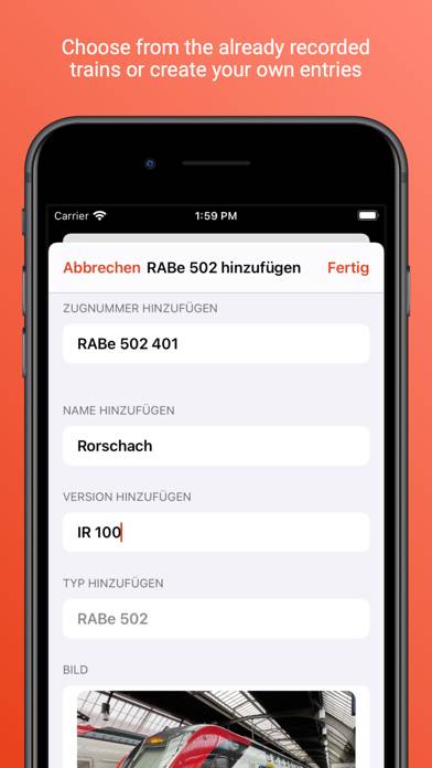 Swiss Trainbook App screenshot #3