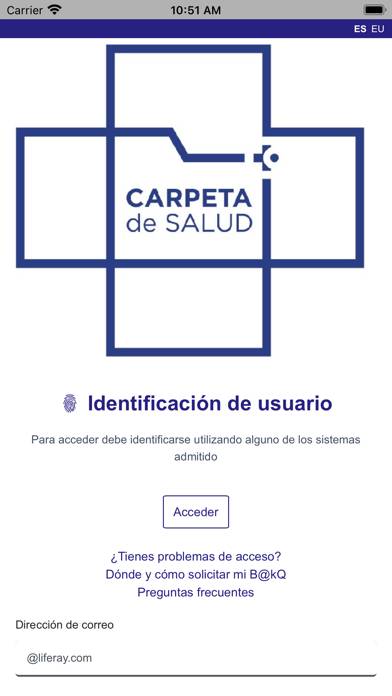 Carpeta de Salud screenshot