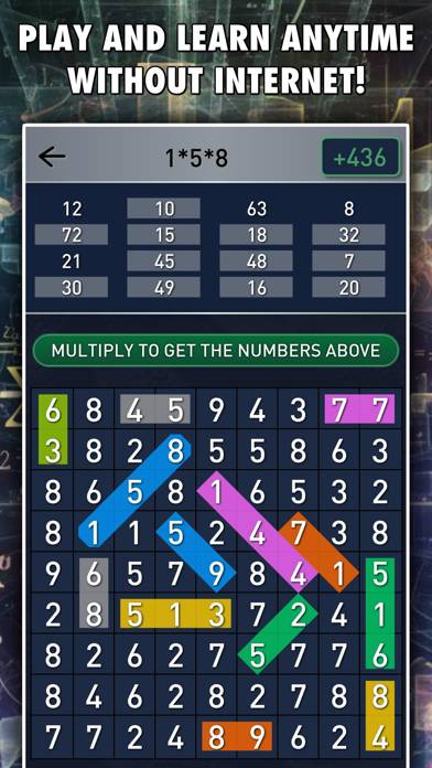 Hidden Numbers: Math Game PRO game screenshot