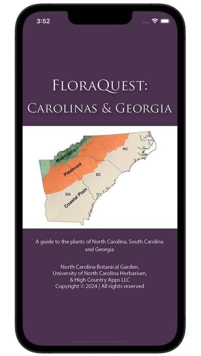 FloraQuest: Carolinas, Georgia App screenshot #1